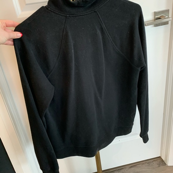 Abercrombie quarter zip black sweater size M - Picture 6 of 6